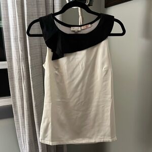 White & Black blouse from The Limited - Size XS